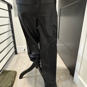 Wilfred Free Black Faux Leather Leggings